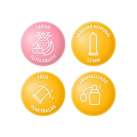 Preservativo Blowtex Tutti-Frutti 3 Unidades