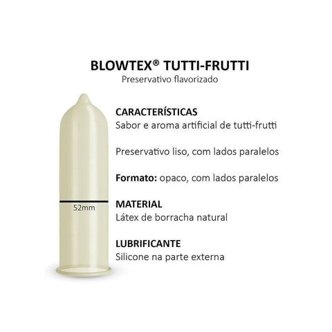 Preservativo Blowtex Tutti-Frutti 3 Unidades