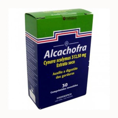 Alcachofra 312,5mg - 30 Unidades - Comprimido