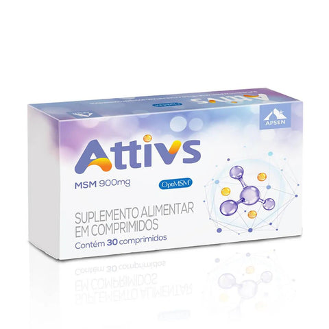 Attivs 900mg - 30 Unidades - Comprimido