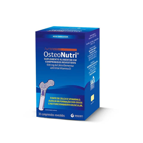 Osteonutri 600mg + 400UI - 30 Unidades - Comprimido