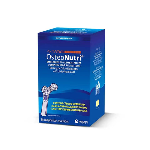 Osteonutri 600mg + 400UI - 60 Unidades - Comprimido