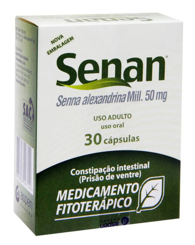 Senan 50mg - 30 Unidades - Cápsula