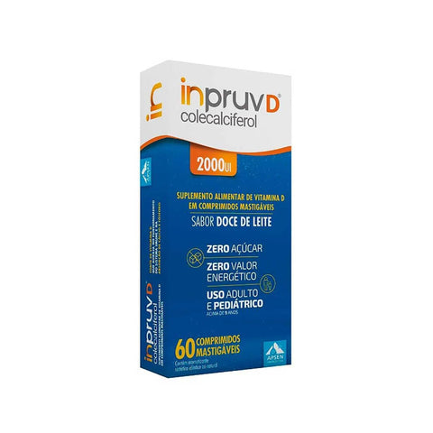 Vitamina D Inpruv D 2.000UI - 60 Unidades - Comprimido