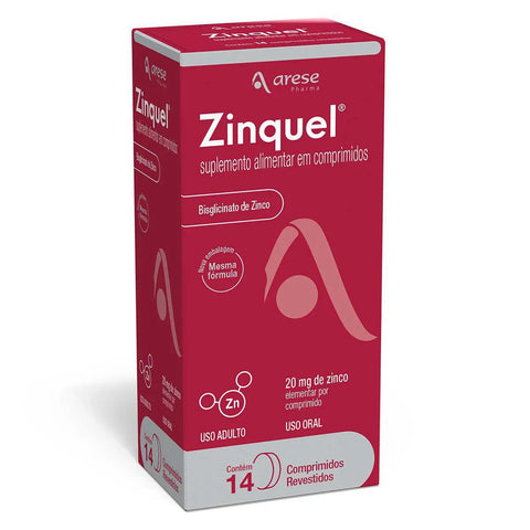 Zinquel 20mg - 14 Unidades - Comprimido