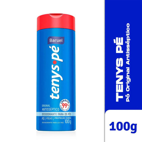 Talco Antisséptico Tenys Pé  Original - 100 g