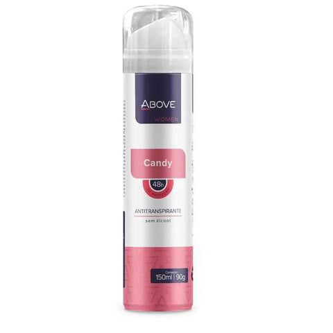 Desodorante Antitranspirante Above Women Candy, Aerossol Com 150Ml