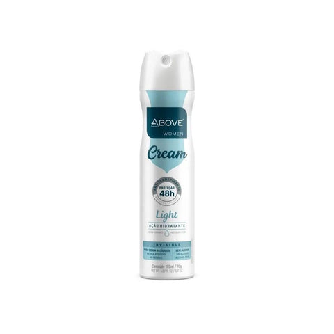 Desodorante Antitranspirante Above Women Cream Ligth, Aerossol Com 150Ml