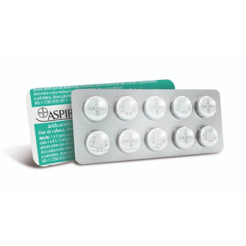 Aspirina 500mg - 10 Unidades - Comprimido