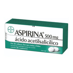 Aspirina  500mg - 20 Unidades - Comprimido