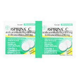 Aspirina C Limão  400mg + 240mg - 2 Unidades - Efervescente