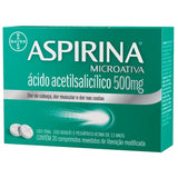 Aspirina MicroAtiva  500mg - 20 Unidades - Comprimido