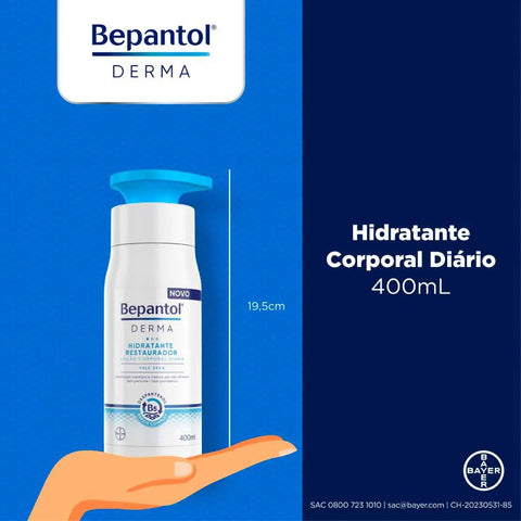Bepantol Derma Balm Corporal Restaurador - 400 mL - Creme