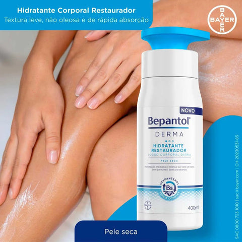 Bepantol Derma Balm Corporal Restaurador - 400 mL - Creme