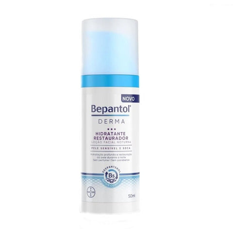 Bepantol Derma Loção Facial Noturna  Restaurador - 50 mL - Creme