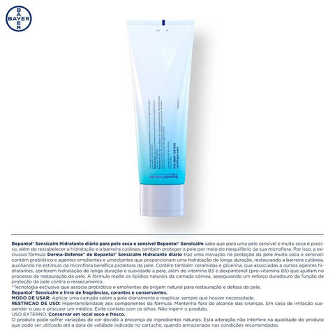 Bepantol Sensicalm Hidratante  Pele Seca & Sensível - 275 mL - Creme