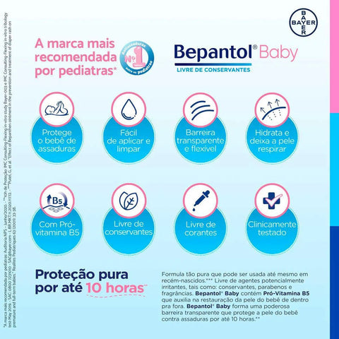 Creme para Assaduras Bepantol Baby 3 x 30 g - Creme