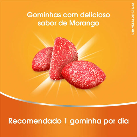 Vitamina C Redoxitos Morango - 25 Unidades - Goma