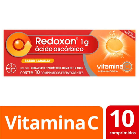 Vitamina C Redoxon 1g - 10 Unidades - Efervescente