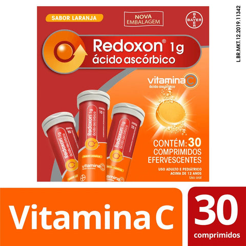 Vitamina C Redoxon 1g - 30 Unidades - Efervescente