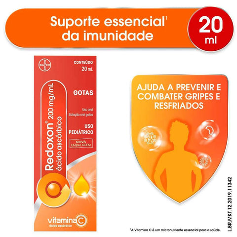 Vitamina C Redoxon 200mg - 20 mL - Gotas