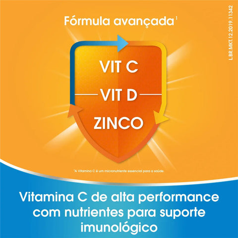 Vitamina C Redoxon Tripla Ação 1g + 10mcg + 10mg - 30 Unidades - Efervescente