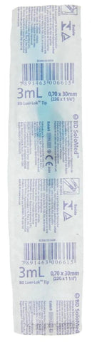 Seringa Bd Solomed 3Ml Com Agulha 0,70X30Mm 1 Unidades