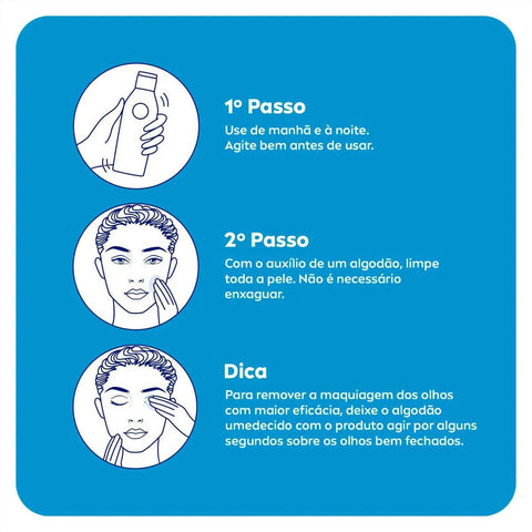 Água Micelar Nivea 7 em 1 - Linha MicellAir - 200 mL