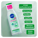 Água Micelar Nivea  7 em 1 - Linha MicellAir Matte - 200 mL