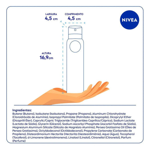 Antitranspirante Masculino Nivea Derma Protect Clinical Aerossol Com 150Ml