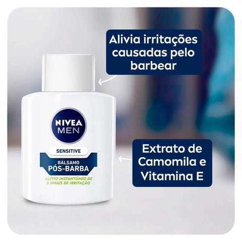 Bálsamo Pós-Barba Nivea Men Sensitive 100Ml