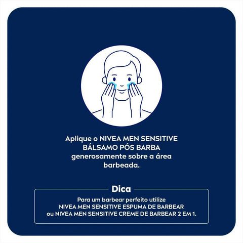 Bálsamo Pós-Barba Nivea Men Sensitive 100Ml
