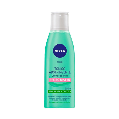 Tônico Adstringente Facial Nivea Controle de Brilho Efeito Matte 200Ml
