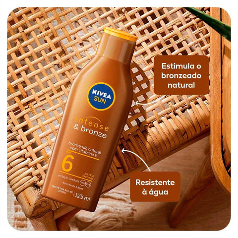 Bronzeador Nivea Sun Intense & Bronze  FPS 6 - 125 mL