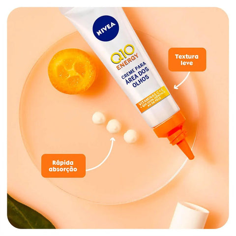 Creme Antissinais Nivea Para Área Dos Olhos Q10 Energy 15G