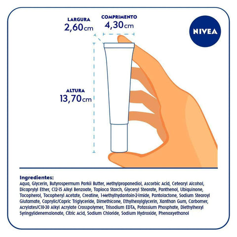 Creme Antissinais Nivea Para Área Dos Olhos Q10 Energy 15G