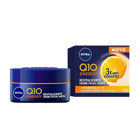 Creme Facial Nivea Q10 Energy Revitalizante Noturno 50G