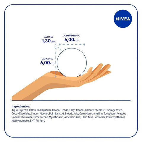 Creme Hidratante Corporal Nivea Men 4 Em 1 - Lata Com 30G