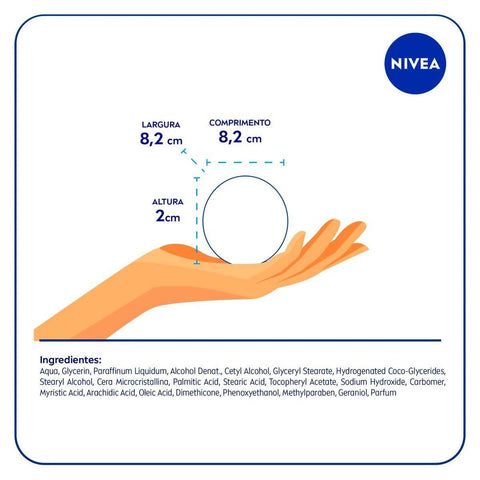Creme Hidratante Corporal Nivea Men 4 Em 1 - Lata Com 75G