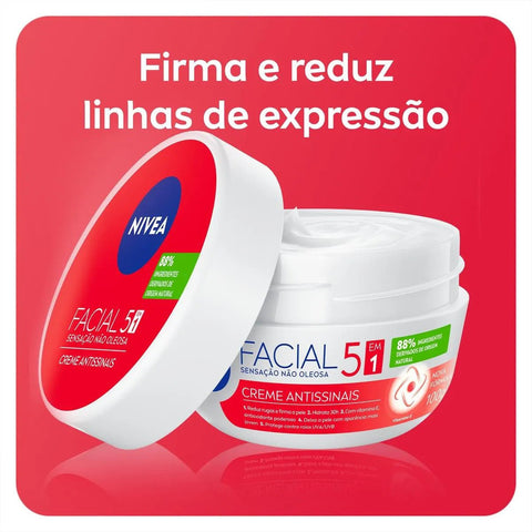 Creme Hidratante Facial Nivea Antissinais 100G