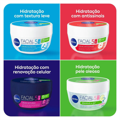 Creme Hidratante Facial Nivea Antissinais 100G