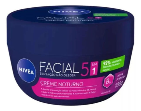 Creme Hidratante Facial Nivea Noturno 100G