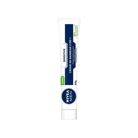 Creme Para Barbear Nivea Sensitive 2 Em 1 - 65G