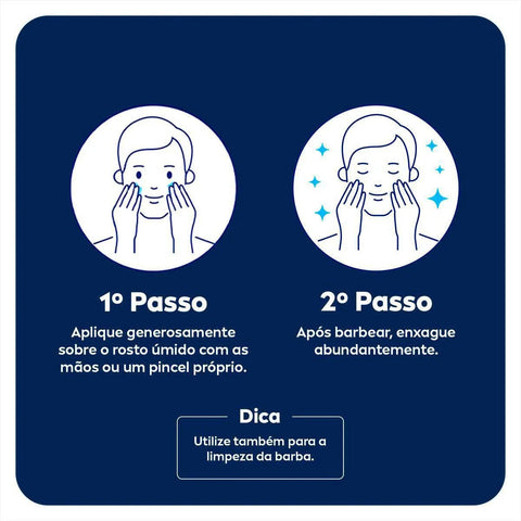 Creme Para Barbear Nivea Sensitive 2 Em 1 - 65G