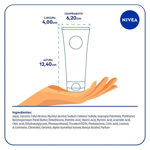 Creme Para Mãos Nivea 3 Em 1 Reparação 75G