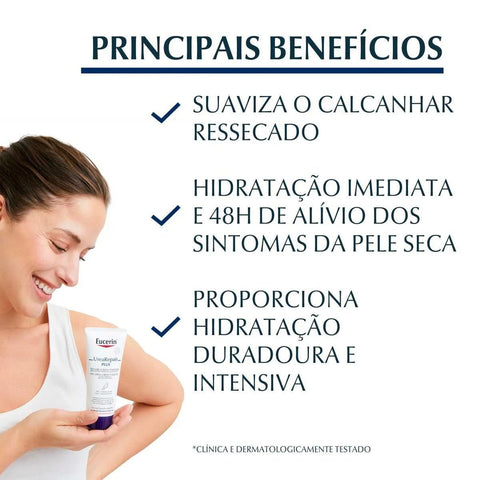Creme Para Pés Eucerin 10% Ureia Urearepair Plus 100Ml