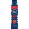 Desodorante Antitranspirante Masculino Nivea For Men Dry Impact Aerossol, 1 Unidade Com 200Ml