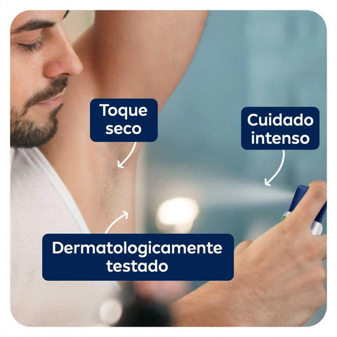 Desodorante Antitranspirante Masculino Nivea Men Sensitive Protect Aerossol, 1 Unidade Com 150Ml