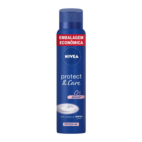 Desodorante Antitranspirante Nivea Protect & Care Aerossol, 1 Unidade Com 200Ml