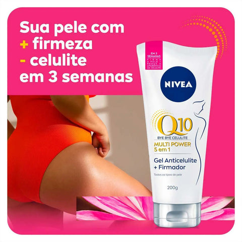 Gel Creme Firmador Nivea Q10 Bye Bye Celulite 200Ml